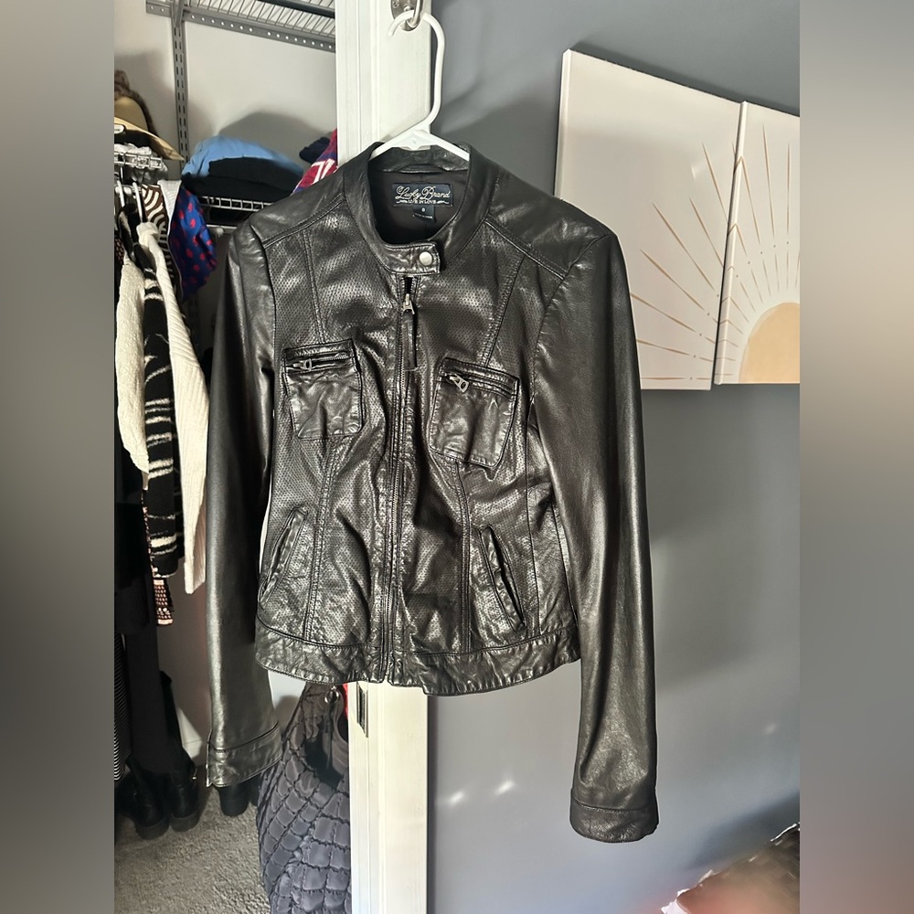 Lucky Brand Black Leather Jacket